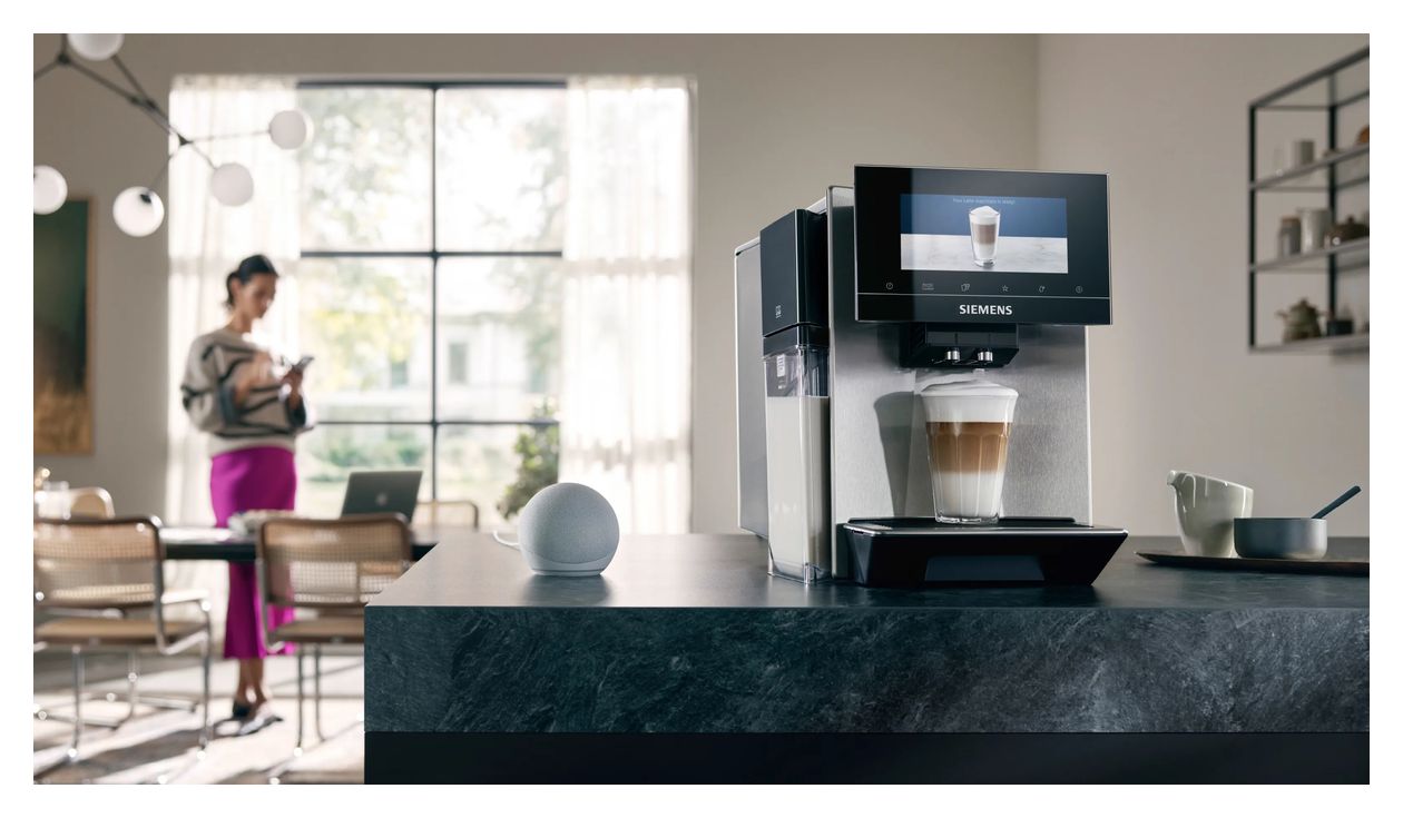 EQ900 TQ903DZ3 plus Kaffeevollautomat 19 bar 2,3 l 410 g  (Schwarz, Edelstahl) 