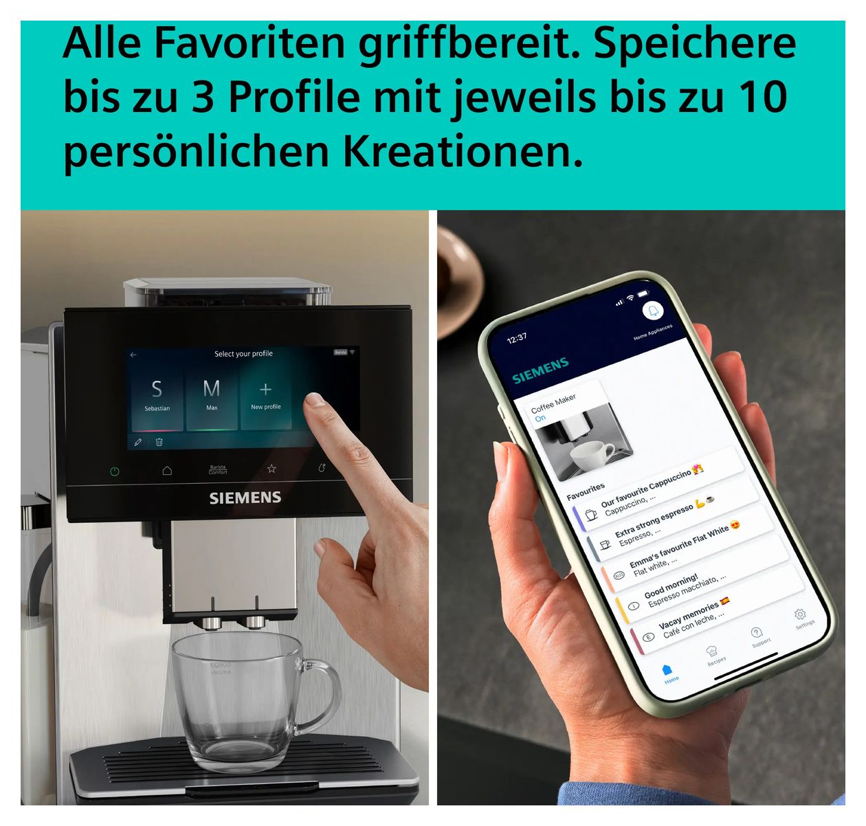 EQ900 TQ923E83 iAroma Kaffeevollautomat 19 bar 2,3 l 375 g  (Edelstahl) 