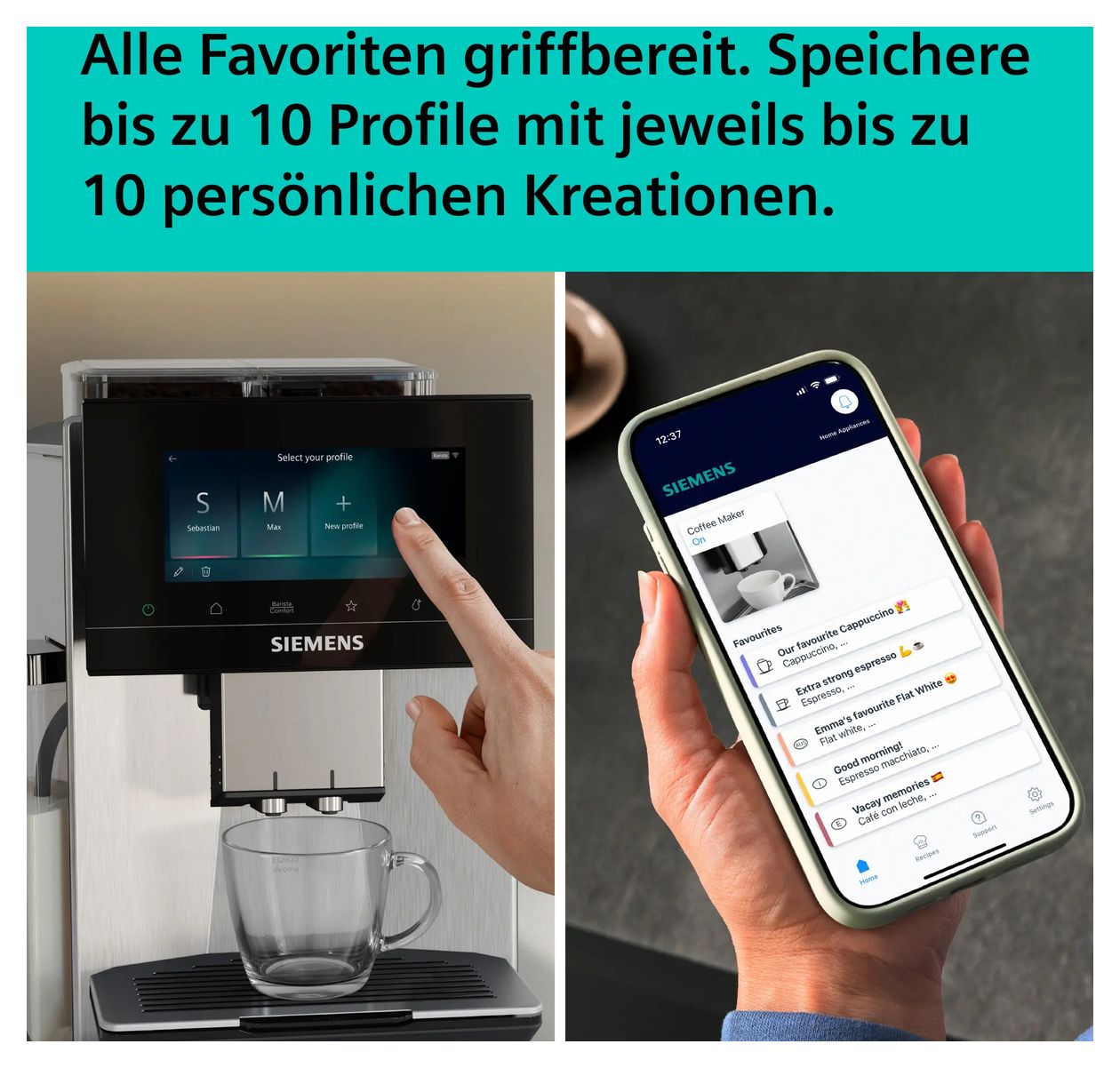 EQ900 TQ927E03 iAroma Kaffeevollautomat 19 bar 2,3 l 280 g  (Edelstahl) 