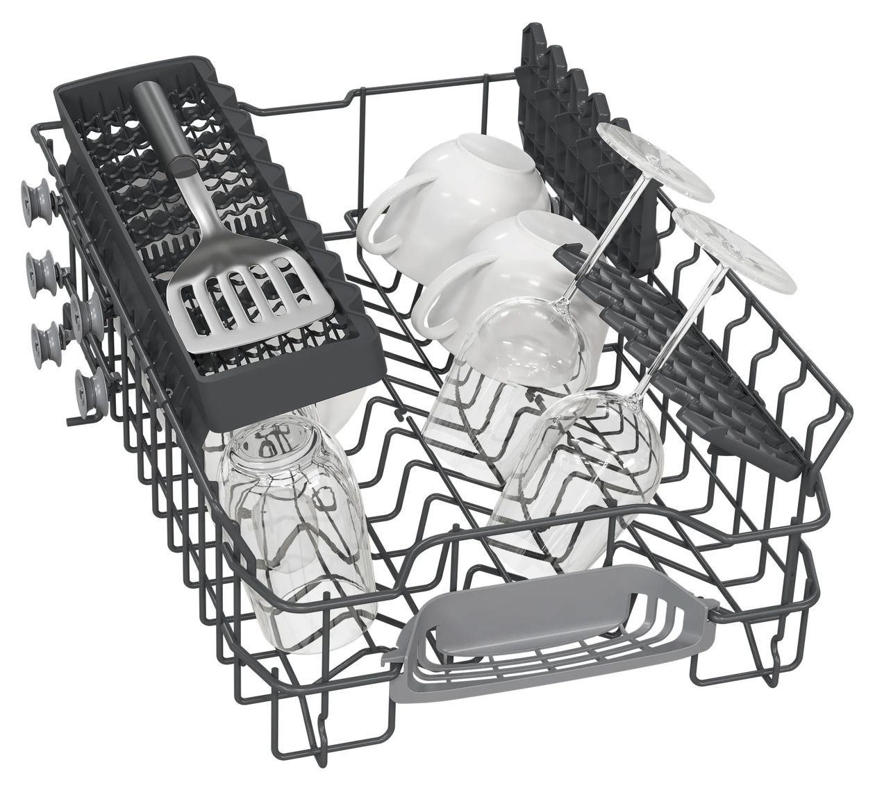 iQ100 SR61HX16KE 45 cm Geschirrspüler vollintegriert (ohne Front) Leise 10 Maßgedecke aquaStop Funktion Wärmetauscher 