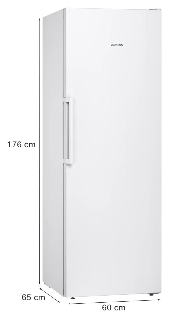 iQ300 GS33NVWEP 225 l Gefrierschrank 229 kWh Jahr NoFrost  (Weiß) 