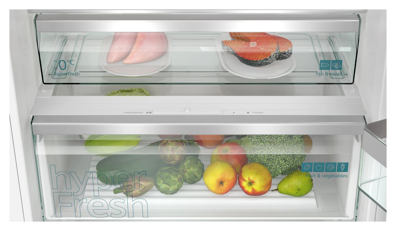 iQ300 KB96NVFE0 285 l / 98 l Kühl-Gefrierkombi freistehend NoFrost 256 kWh Jahr  (Nicht zutreffend) 
