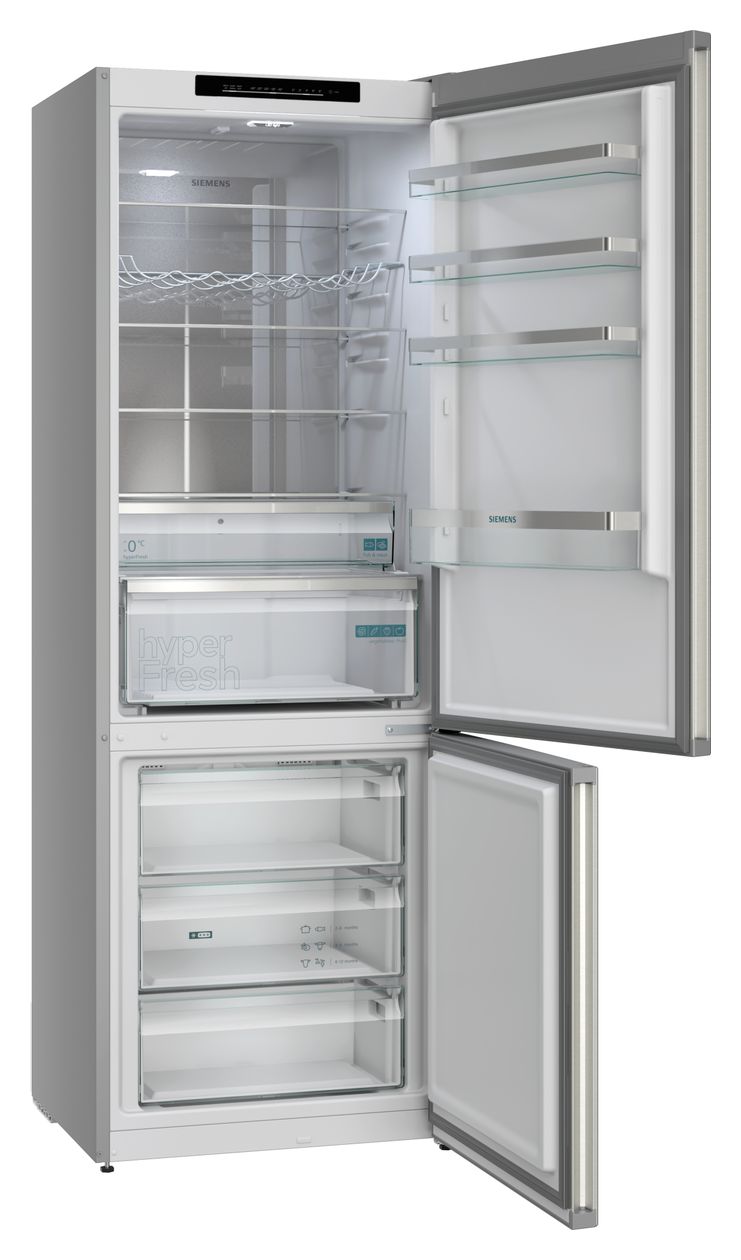 iQ300 KG49NVIBG 311 l / 129 l Kühl-Gefrierkombi freistehend NoFrost 142 kWh Jahr  (Edelstahl) 