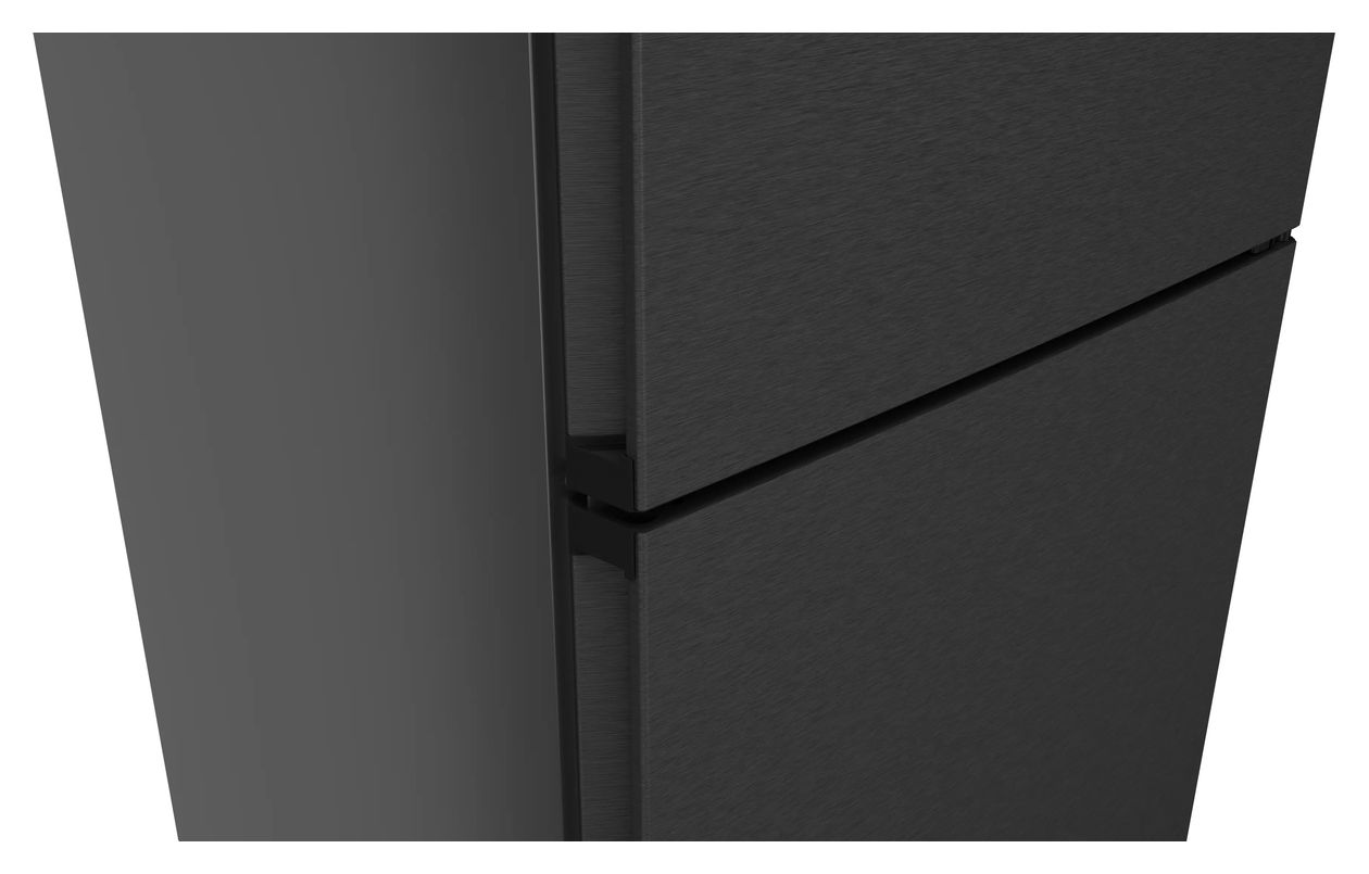 iQ300 KG49NVXCG 311 l / 129 l Kühl-Gefrierkombi freistehend NoFrost 178 kWh Jahr  (Schwarz, Stahl) 