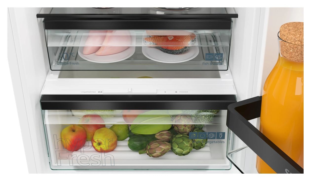 iQ300 KI86NSFE0 184 l Kühlteil 76 l Gefrierteil 177,5 cm Einbau Kühl-/Gefrierkombination NoFrost 