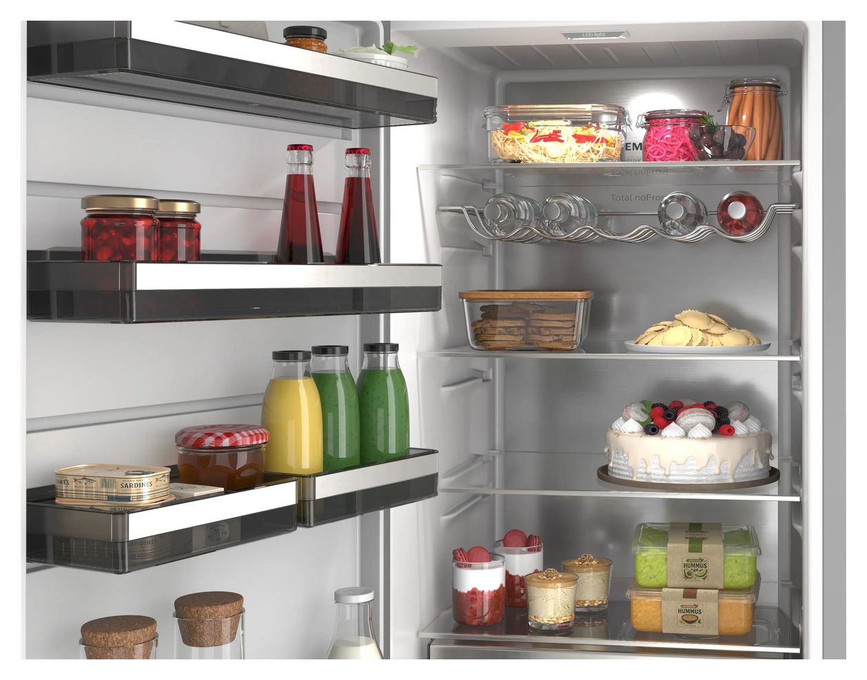 iQ300 KS36NEICM 402 l Kühlschrank freistehend EEK: C 110 kWh Jahr NoFrost  (Edelstahl) 