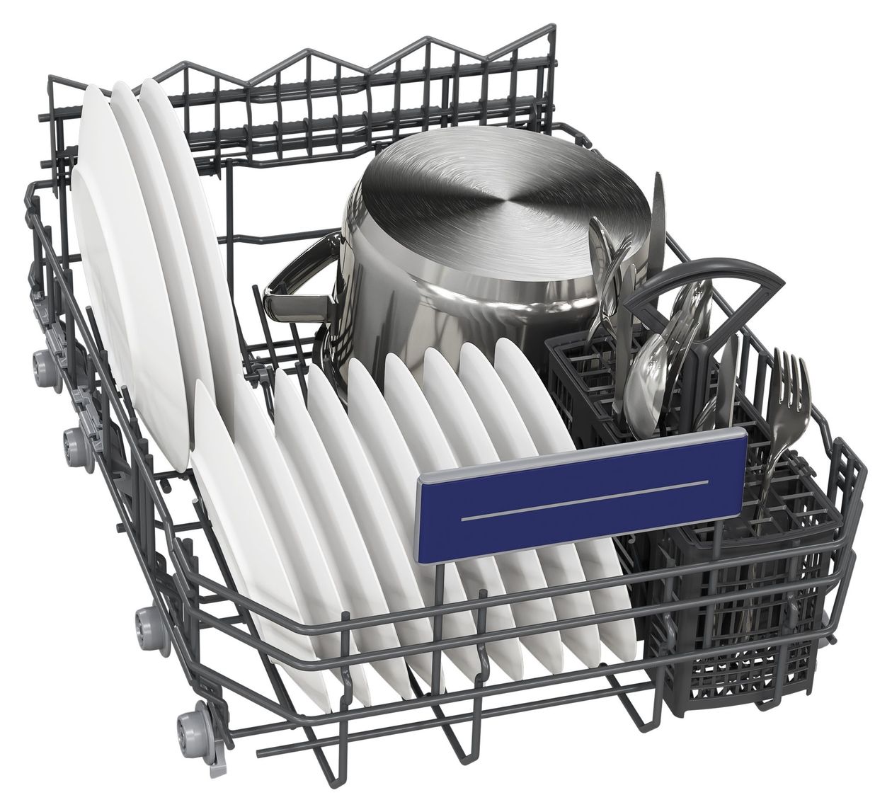 iQ300 SR83EX01LD 45 cm Geschirrspüler vollintegriert (ohne Front) Leise 10 Maßgedecke aquaStop Funktion Wärmetauscher 