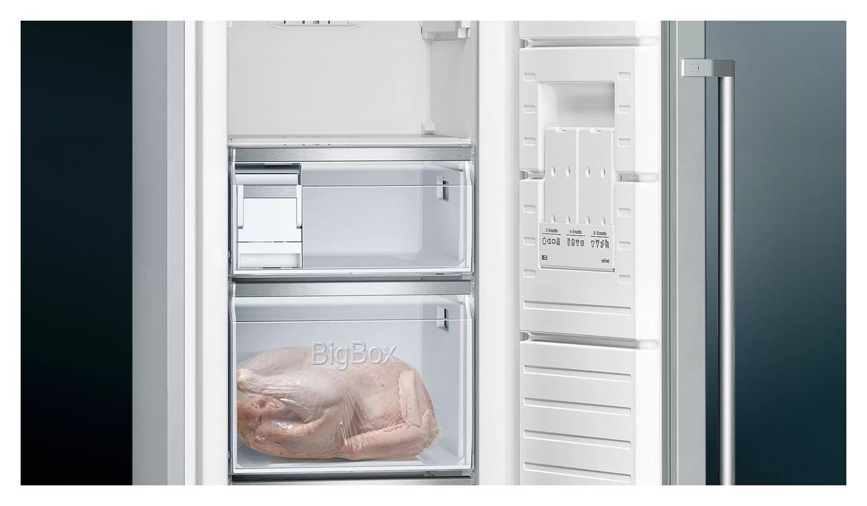 iQ500 GS36NAIDP 242 l Gefrierschrank 183 kWh Jahr NoFrost  (Edelstahl) 