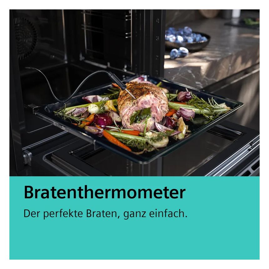 iQ500 HR578GFS7F Einbaubackofen groß Dampfgaren AutoClean 