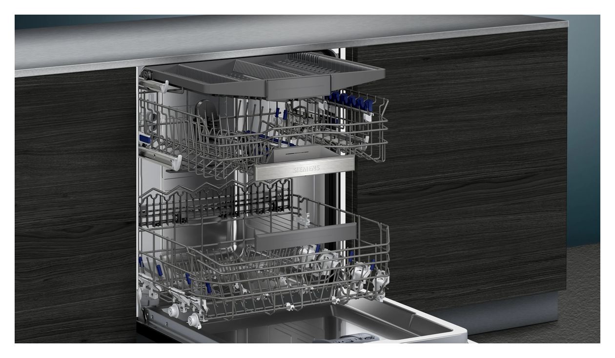 iQ500 SN55ZS07CE 60 cm Geschirrspüler teilintegriert (ohne Front) Sehr leise 14 Maßgedecke aquaStop Funktion 