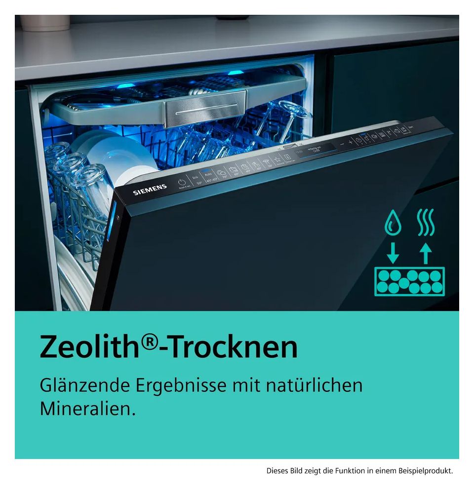 iQ500 SX65Z802BE 60 cm Geschirrspüler vollintegriert (ohne Front) sehr leise 13 Maßgedecke aquaStop Funktion Wärmetauscher 