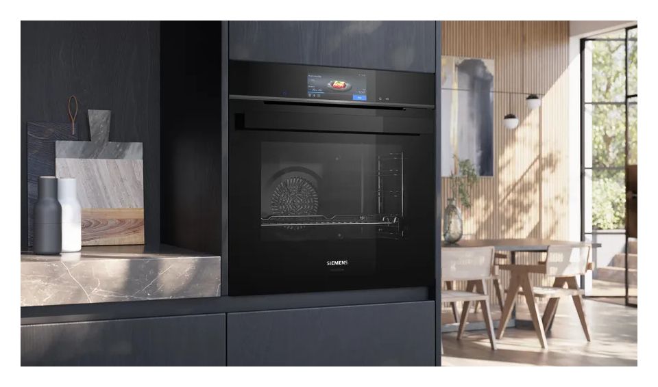 iQ700 HB978GMB1 Einbaubackofen groß AutoClean (Edelstahl, Schwarz) 
