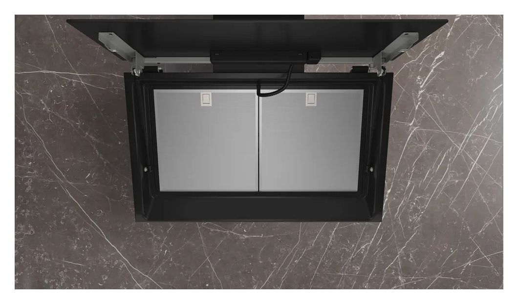 iQ700 LC81KAN65 Dunstabzugshaube Wand 80 cm Abluft/Umluft (Schwarz/Edelstahl) 