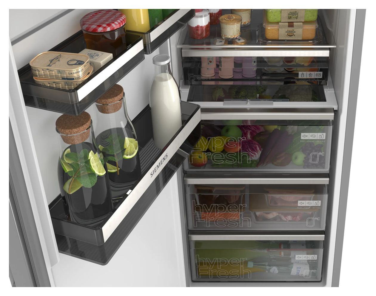 iQ300 KS36NEICM 402 l Kühlschrank freistehend EEK: C 110 kWh Jahr NoFrost  (Edelstahl) 