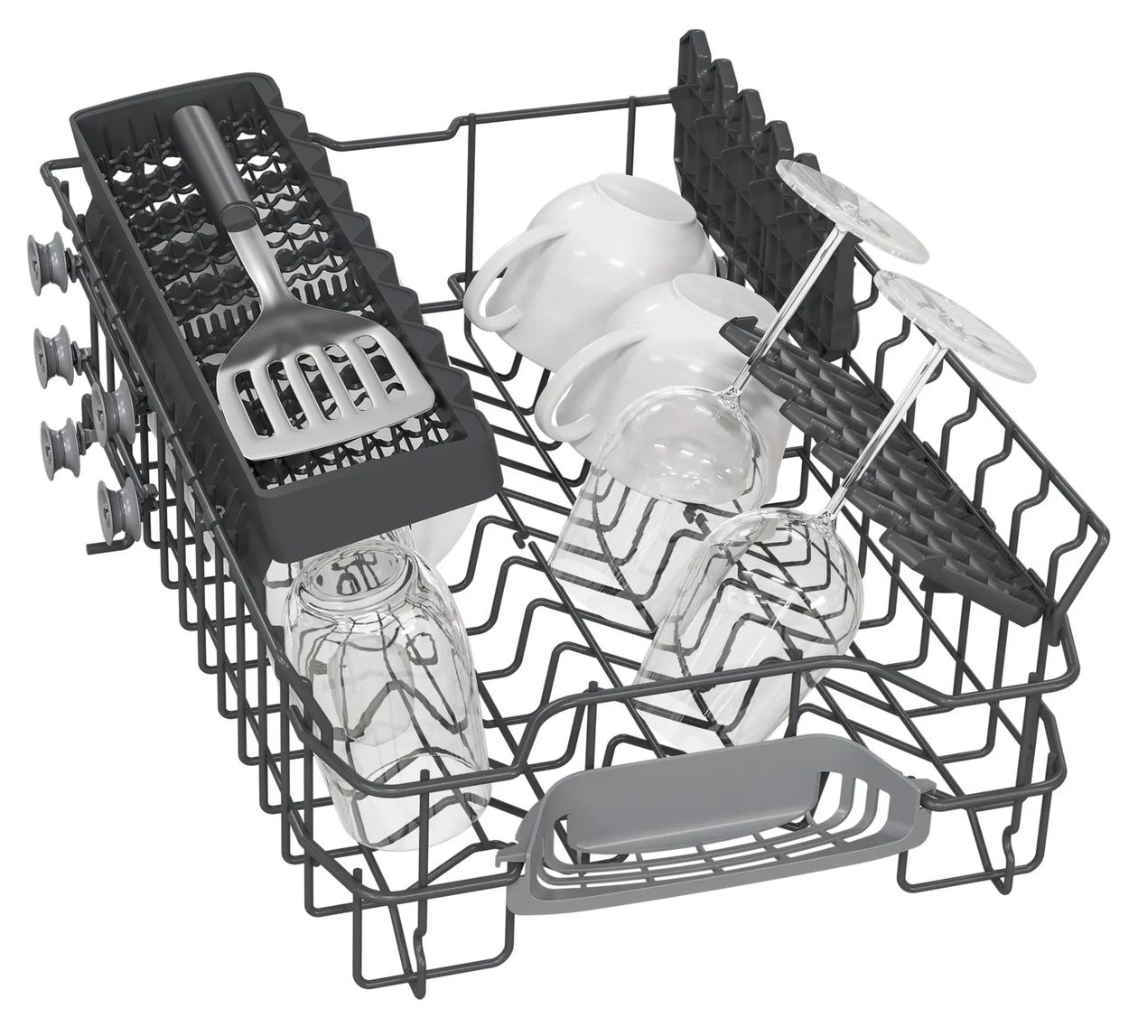 iQ100 SR61HX22KE 45 cm Geschirrspüler vollintegriert (ohne Front) leise 10 Maßgedecke aquaStop Funktion 