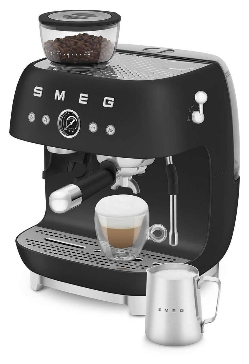 EGF03BLMEU Siebträger Kaffeemaschine 15 bar 1650 W  (Schwarz) 