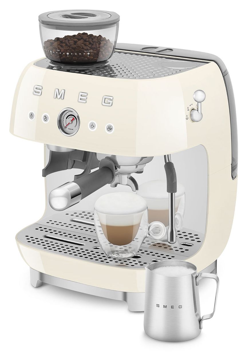 EGF03CREU Siebträger Kaffeemaschine 15 bar 1650 W  (Cremefarben) 