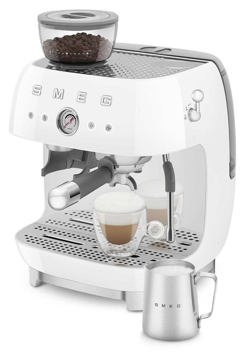 EGF03WHEU Siebträger Kaffeemaschine 15 bar 1650 W  (Weiß) 