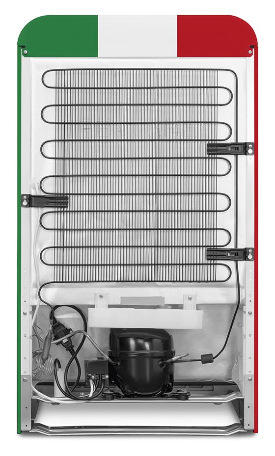 FAB10HRDIT6 135 l / 135 l Kühlschrank freistehend EEK: D 72 kWh Jahr  (Rot) 