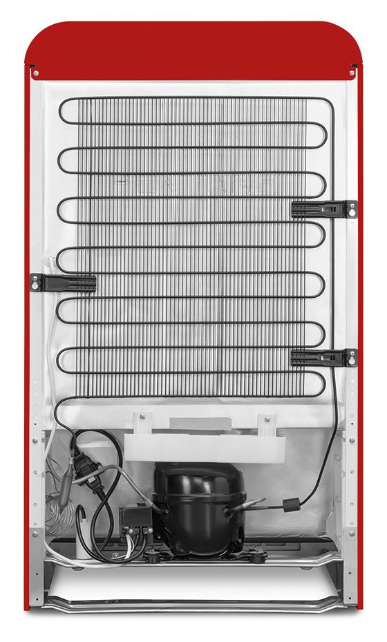 FAB10HRRD6 135 l / 135 l Kühlschrank freistehend EEK: D 72 kWh Jahr  (Rot) 