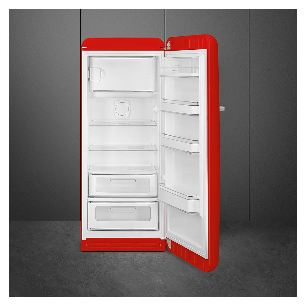 FAB28RRD6 270 l / 244 l Kühlschrank freistehend EEK: C 104 kWh Jahr  (Rot) 