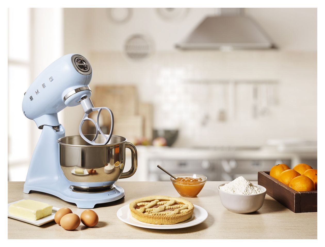 SMF03PBEU 800 W Küchenmaschine 4,8 l  (Blau) 