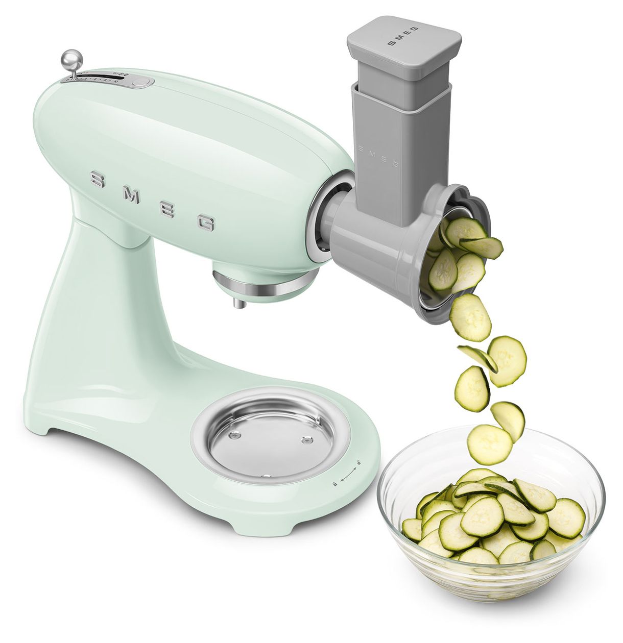 SMF05 Küchenmaschine 4,8 l Standmixer 10 Stufen 1000 W  (Grün) 