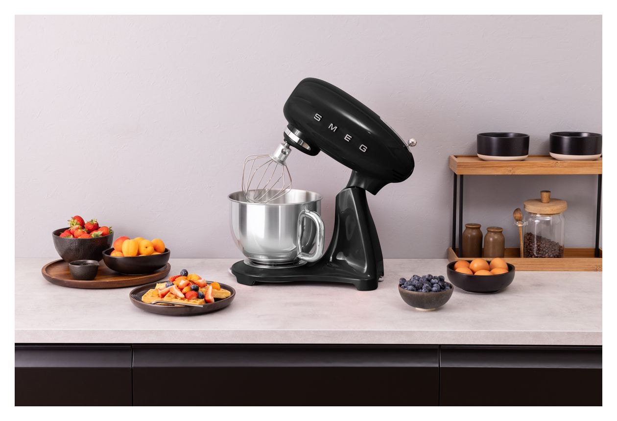SMF05 Küchenmaschine 4,8 l Standmixer 10 Stufen 1000 W  (Schwarz) 