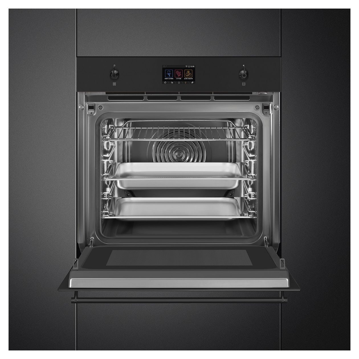 SO6303APN Einbaubackofen 68 l Dampfgaren AutoClean Mikrowelle 