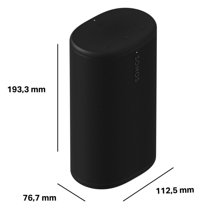 Play Wlan Lautsprecher mit Bluetooth Amazon Alexa  (Schwarz) 