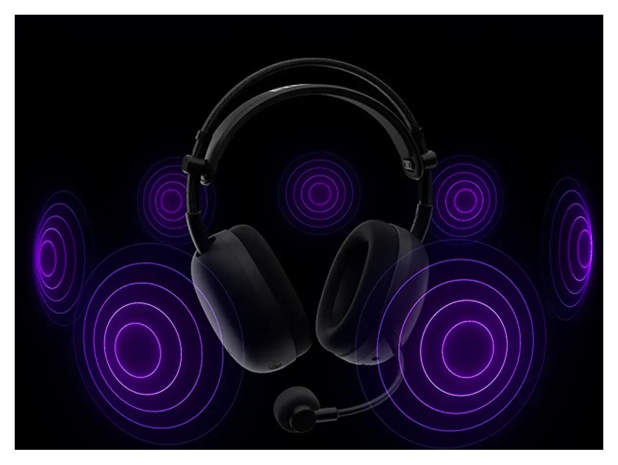 INZONE H9 II Gaming Headset Over Ear Bluetooth Kopfhörer kabellos IPX4 USB Typ-C  (Schwarz, Weiß) 