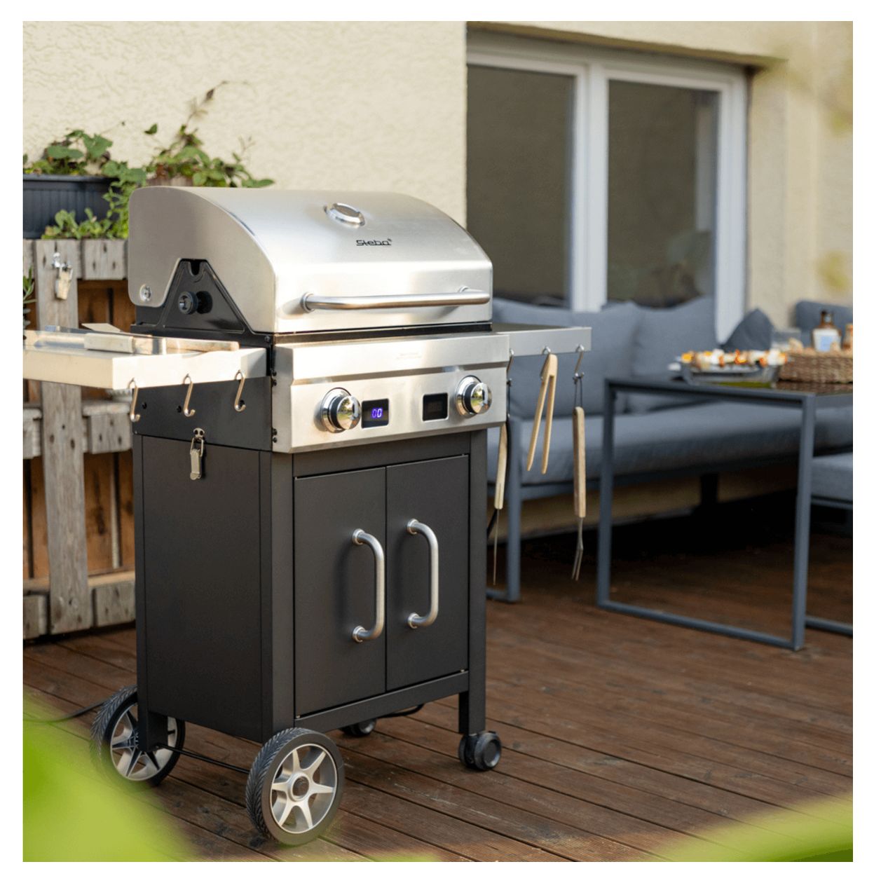 VG7000 Devils Choice Grillcenter 2800 W mit 540 x 320 mm Fläche  (Schwarz/Metallisch) 