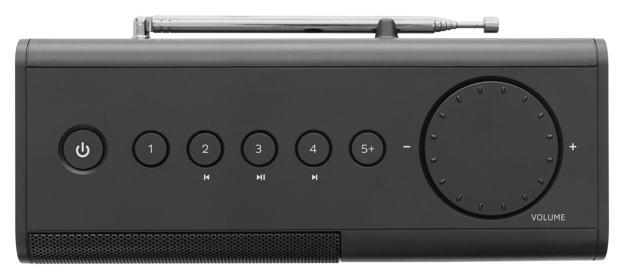 Digitradio 217 Bluetooth DAB+, FM, VHF Radio Tragbar  (Schwarz) 