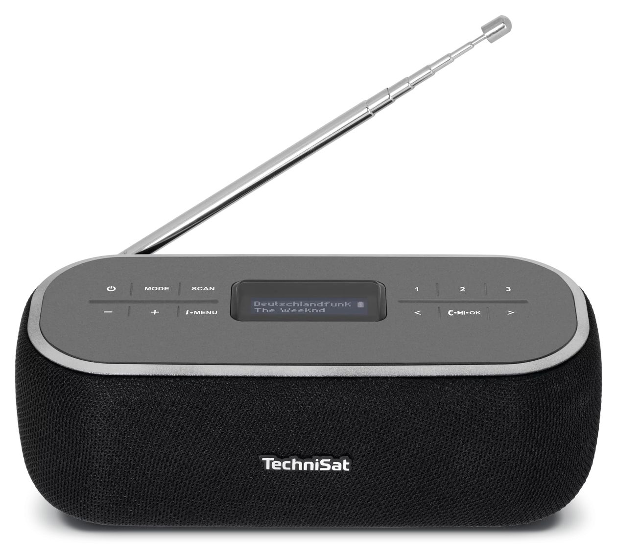 Viola BT1 Bluetooth DAB+, FM Radio Tragbar  (Schwarz, Grau) 