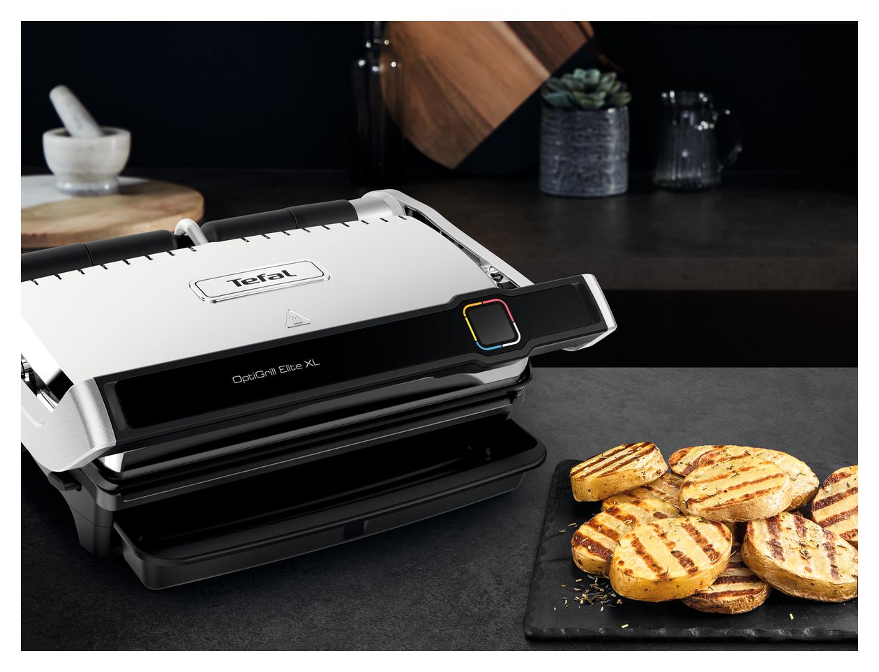 GC760D Optigrill Elite XL 2200 W mit 40 x 20 mm Fläche  (Edelstahl) 