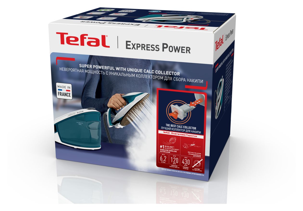 SV8111 Express Power Dampfbügelstation 120 g/min  (Blau, Weiß) 