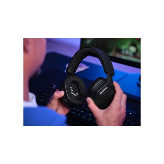 GXT493 Carus Over Ear Bluetooth Kopfhörer kabelgebunden&kabellos 20 h Laufzeit USB Type-C / USB Type-A  (Schwarz) 