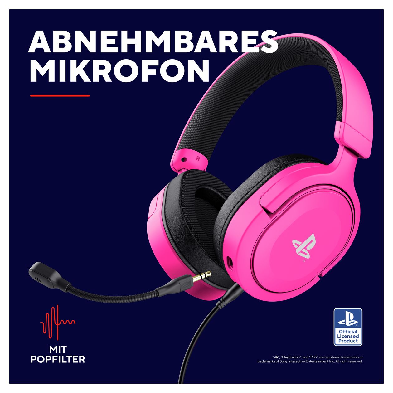 GXT498 Forta Over Ear Kopfhörer Kabelgebunden  (Pink) 