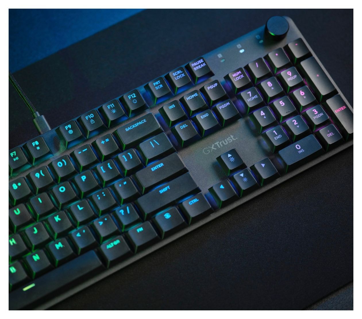 GXT866 Torix LED Gaming Tastatur USB  (Schwarz) 