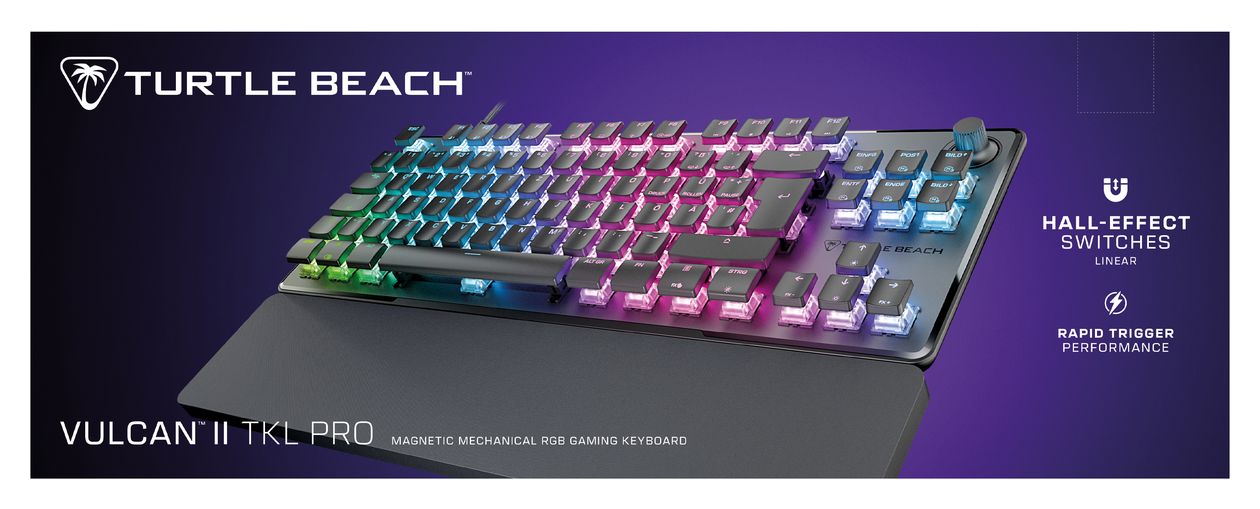 Vulcan II TKL Pro RGB-LED Gaming Tastatur USB  (Schwarz) 