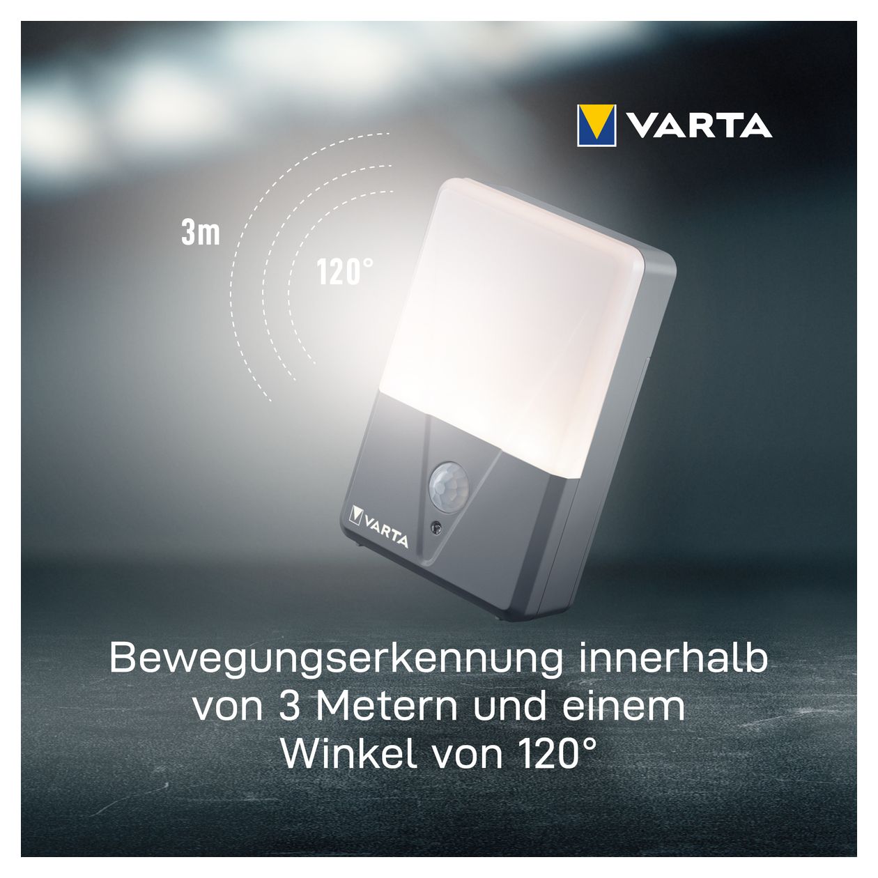 Motion Sensor Outdoor Light Twin Pack LED Wandbeleuchtung für den Außenbereich Warmweiß Batterie 