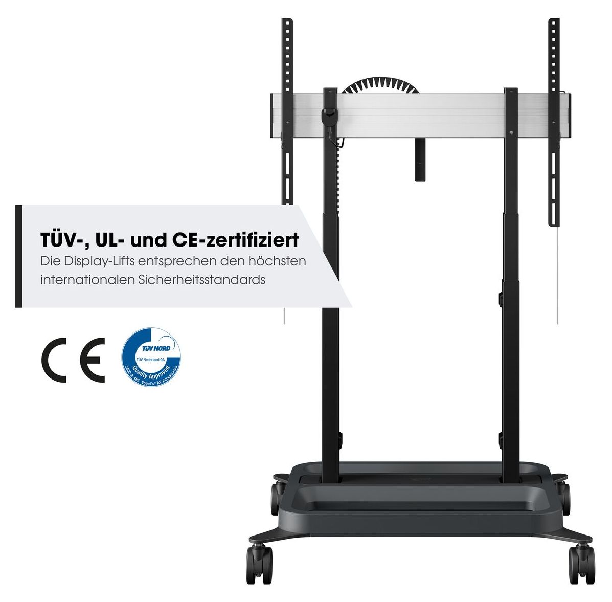 RISE 2005B Motorisierter Display-Boden-Wand-Lift 