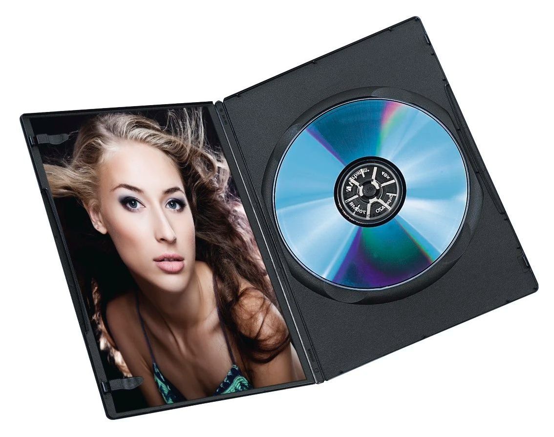 DVD Slim Box 25, Black 