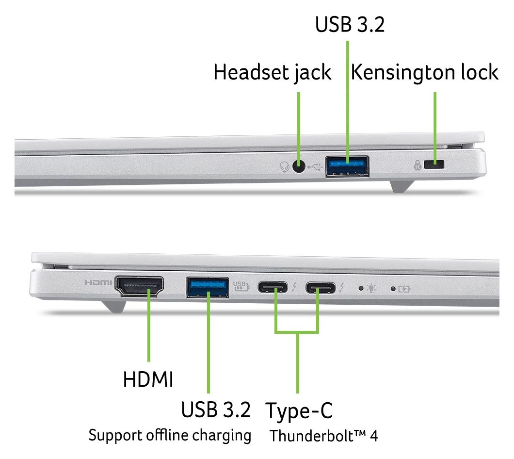Aspire 14 AI A14-I71M-76XL A14-I71M Notebook 