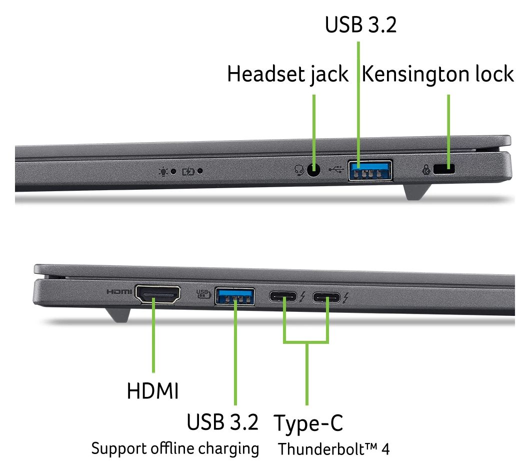 Aspire 16 AI A16-I71M-96Q0 A16-I71M Notebook 
