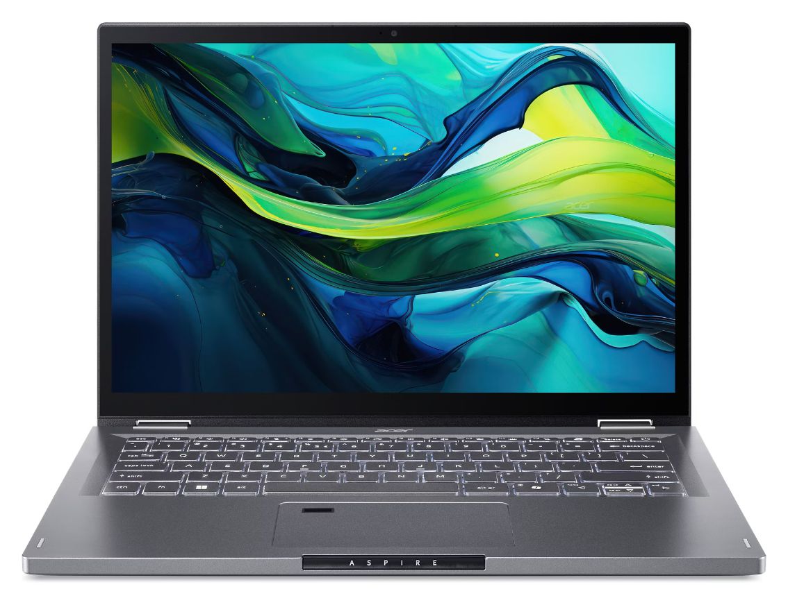 Aspire Spin ASP14-52MTN-75Q5 WUXGA Notebook 35,6 cm (14 Zoll) 1920 x 1200 Pixel 1 TB SSD Windows 11 Home Intel Core Ultra 7 max. 4,8 GHz  (Grau) 