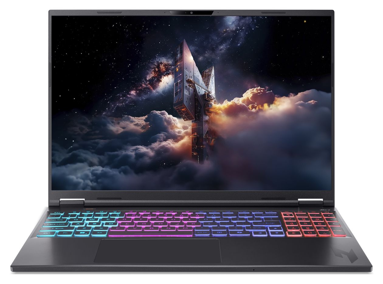 Nitro AI AN16S-61-R2M9 WQXGA Notebook 40,6 cm (16 Zoll) 2560 x 1600 Pixel 16 GB Ram 1 TB SSD Windows 11 Home AMD Ryzen 9 max. 5 GHz NVIDIA GeForce RTX 5070  (Schwarz) 