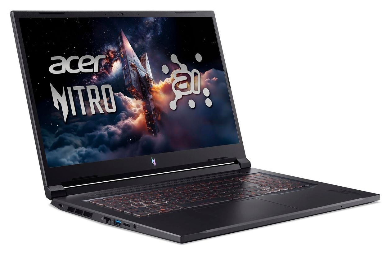 Nitro V AI ANV17-41-R1PD Full HD Notebook 43,9 cm (17.3 Zoll) 32 GB RAM 1 TB SSD Windows 11 Home AMD Ryzen 7 NVIDIA GeForce RTX 5070  (Schwarz) 