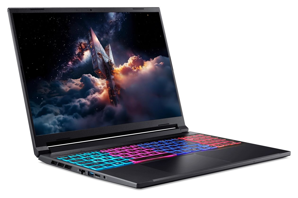 Nitro V ANV16S-71-77SA WQXGA Notebook 40,6 cm (16 Zoll) 2560 x 1600 Pixel 16 GB Ram 1 TB SSD Windows 11 Home Intel Core 7 max. 5,2 GHz NVIDIA GeForce RTX 5070  (Schwarz) 