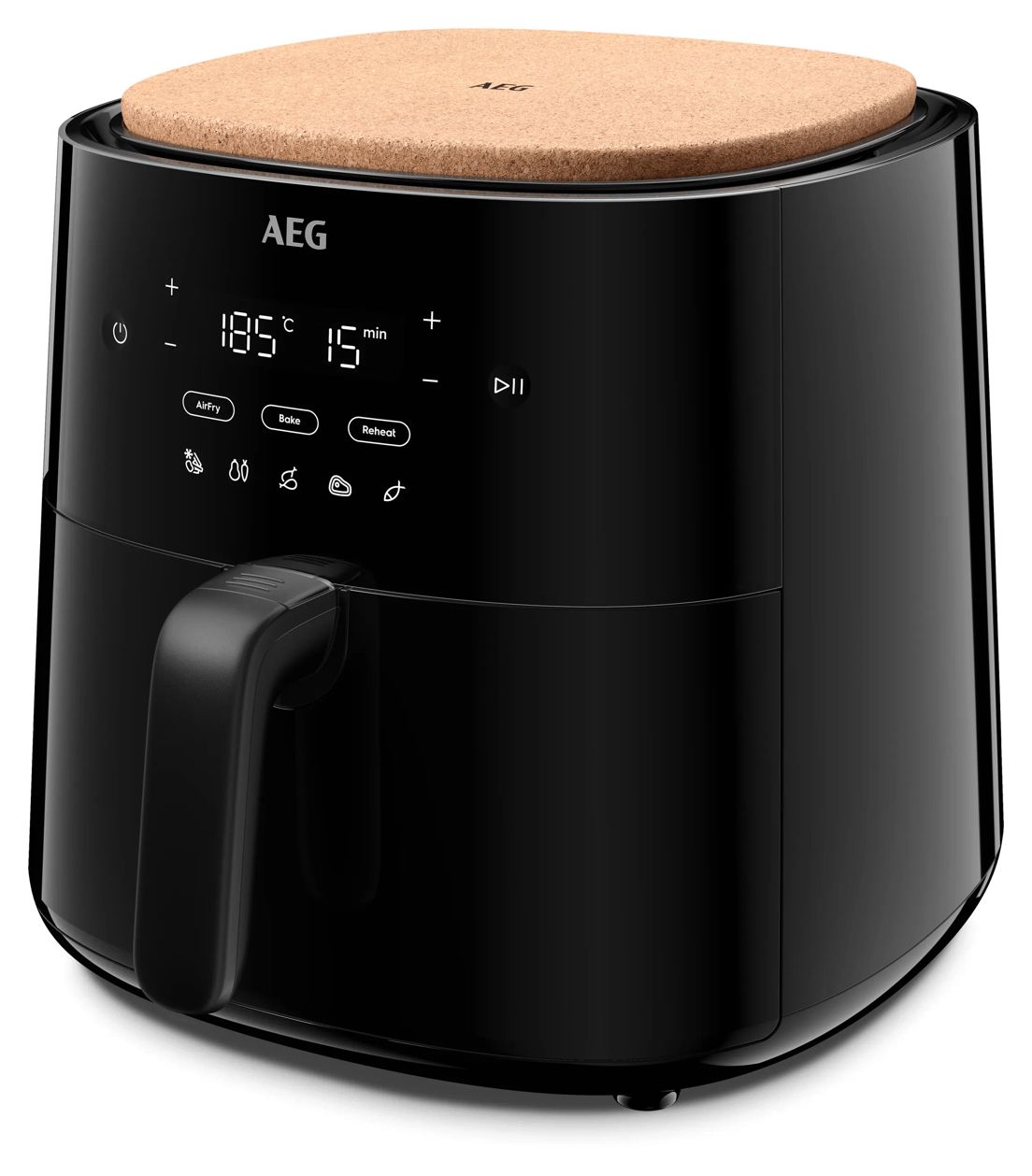 AAF5B Design Collection Eigenständig Heißluftfritteuse 5 l 1500 W  (Schwarz) 